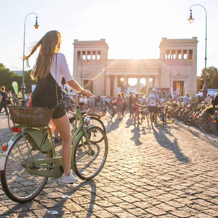 Große ÜberblicksTour mit dem Fahrrad einfach München