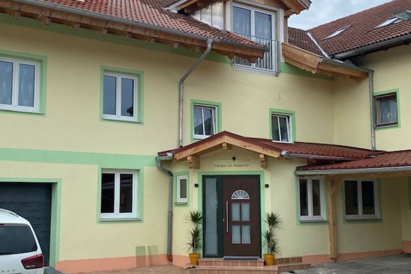 Haupteingang Pension