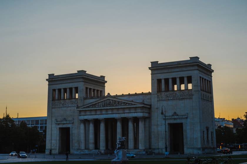 Königsplatz Sonnenuntergang dm0272