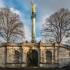 Friedensengel (Angel of Peace) in Munich in autumn.