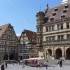 Piazza del mercato a Rothenburg ob der Tauber in estate.