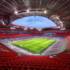 Blick auf den Innenraum der Allianz Arena.