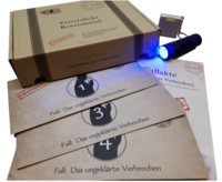 Paketinhalt f&uuml;r Outdoor Escape Games.