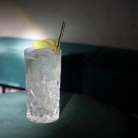 The cocktail "Basilisk" in the bar The High in Munich.