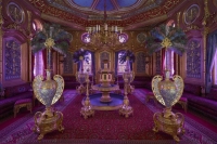 The Turkish Hall in the K&ouml;nigshaus am Schachen, which was built by King Ludwig II.