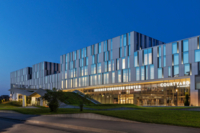 Au&szlig;enansicht des Science Congress Centers in M&uuml;nchen
