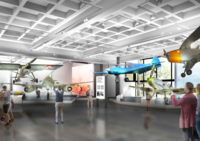 Eine Animation von der Luftfahrtausstellung im Deutschen Museum.