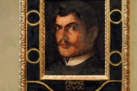 Portrait of Franz Stuck in Villa Stuck in Munich.
