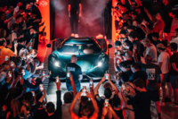 Presentation of a car at Motorworld Munich