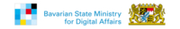 Logo of the Bavarian State Ministry for Digital Affairs.