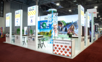 Stand des Kongressb&uuml;ro M&uuml;nchen auf der IMEX America.