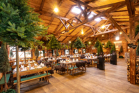 Die Almh&uuml;tte des Leonardo Hotels in M&uuml;nchen bietet ein uriges Ambiente.