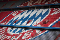 Trib&uuml;ne der Allianz Arena in M&uuml;nchen