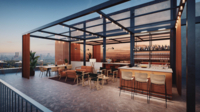 Rooftop Bar des Scandic Hotels.