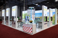 Stand von M&uuml;nchen Tourismus auf einer Messe.