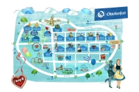 Une carte illustr&eacute;e de l'Oktoberfest de Munich.
