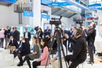 Kamerateam und Auditorium bei den Vortr&auml;gen der Euromedlab 2021