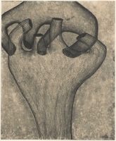 Ein Bild der K&uuml;nstlerin Maria Jarema aus der Ausstellung im M&uuml;nchner Lenbachhaus