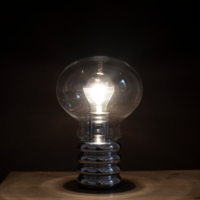 A light bulb as an exhibit in a museum in Munich.