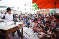 Children's programme at the Alter Hof for the city birthday in Munich.