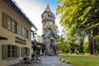 The Mutterturm and the Herkomer Museum in Landsberg am Lech.