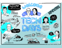 Graphic Recording zu den Tech Days 2020 in M&uuml;nchen