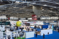 Blick in die Messehalle C1 in M&uuml;nchen