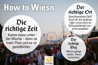 Ein Bierdeckel mit Verhaltensvorschl&auml;gen f&uuml;r das Oktoberfest
