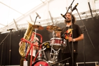 Munich band on a festival.