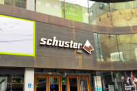 Exterior facade of Sporthaus Schuster in Munich city centre.