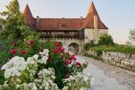 The Georgstor is part of the castle in Burghausen.