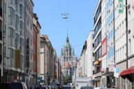 Blick auf die St. Paul in der Landwehrstraße in München
