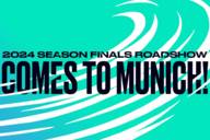 Banner für die 2024 League of Legends EMEA Championship Season Finals in München.