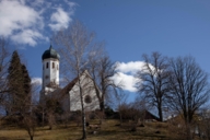Das Kloster Andechs am Ammersee bei München