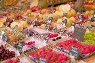 Obst am Viktualienmarkt in M&uuml;nchen