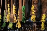 Detail of Lederhosen at Lederhosenwahnsinn in Munich