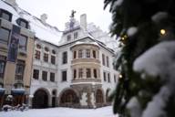 Das Hofbräuhaus im Winter
