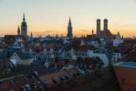 Blick auf die Münchner Altstadt.