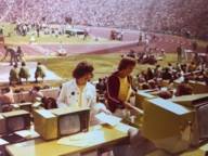 Axel Birkmann als Olympiahelfer 1972 im Olympiastadion