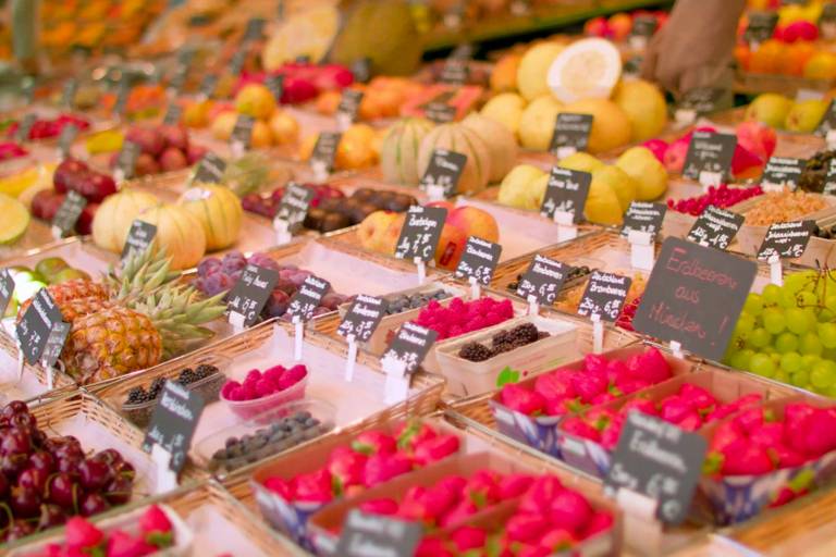 Obst am Viktualienmarkt in München