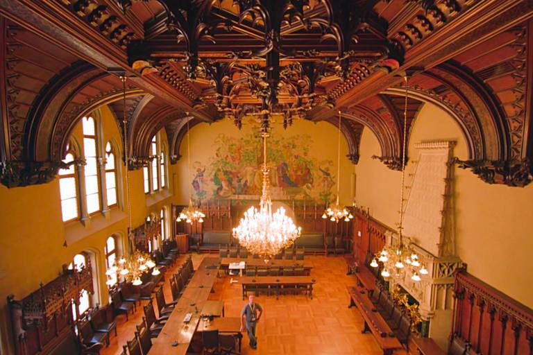 The small meeting room in the New Town Hall in Munich