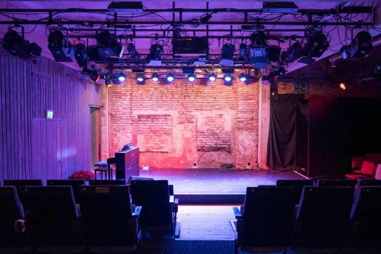 Eine Bühne im Hoftheater.