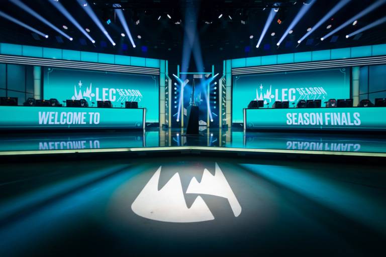 View of a stage during the LEC Season Finals.