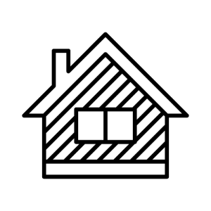 Haus schwarz